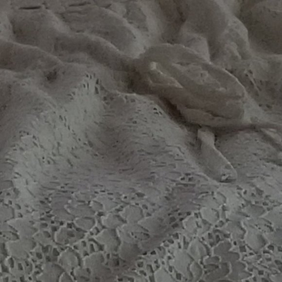 COPY - Pure White Crochet Mini-Dress - Picture 8 of 14